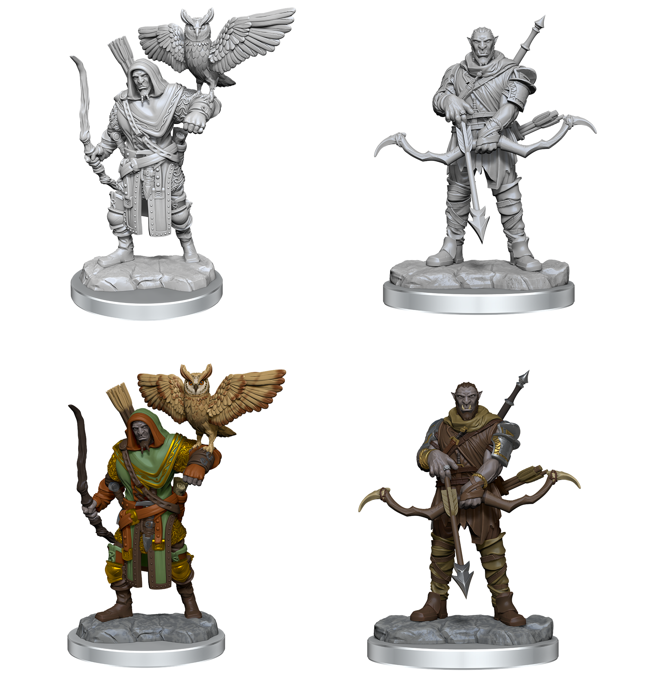 D&D Nolzurs Marvelous Miniatures: W17 Orc Ranger Male